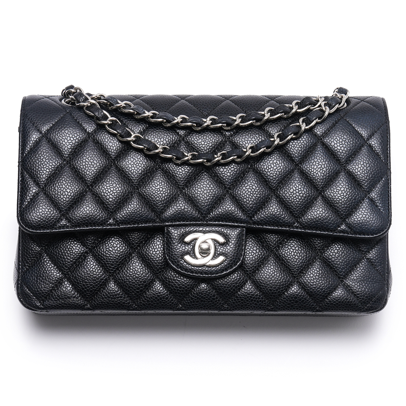 CHANEL(USED)샤넬 캐비어 클래식 미듐 플랩백