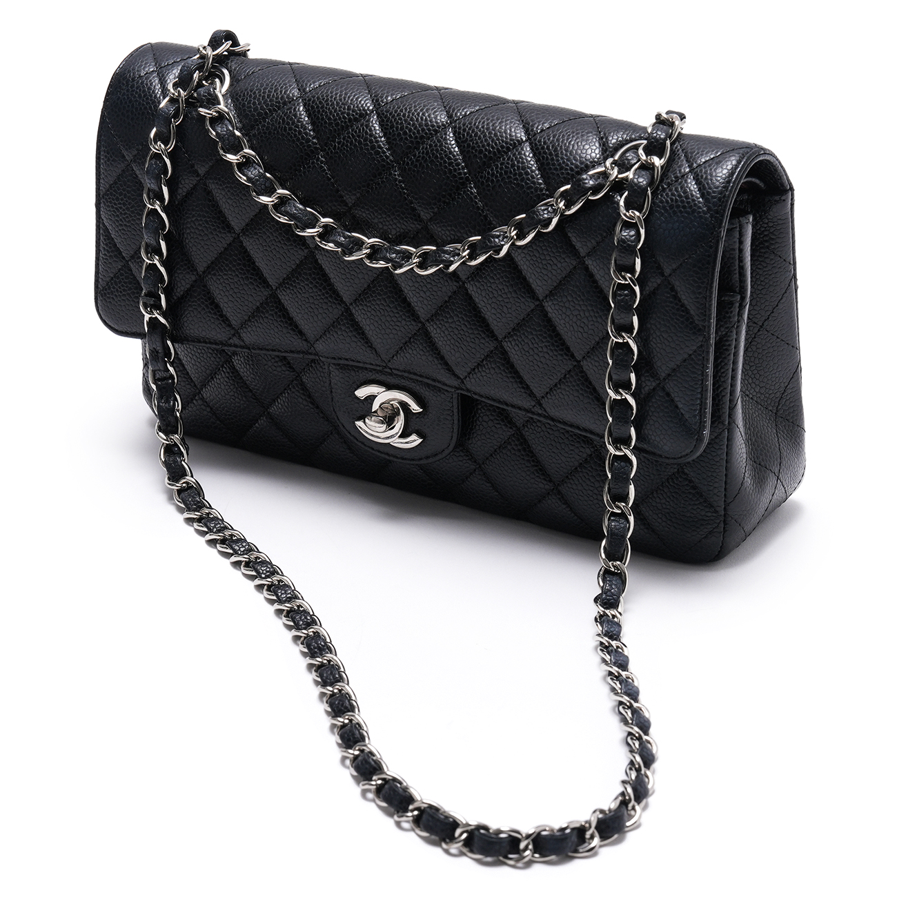CHANEL(USED)샤넬 캐비어 클래식 미듐 플랩백