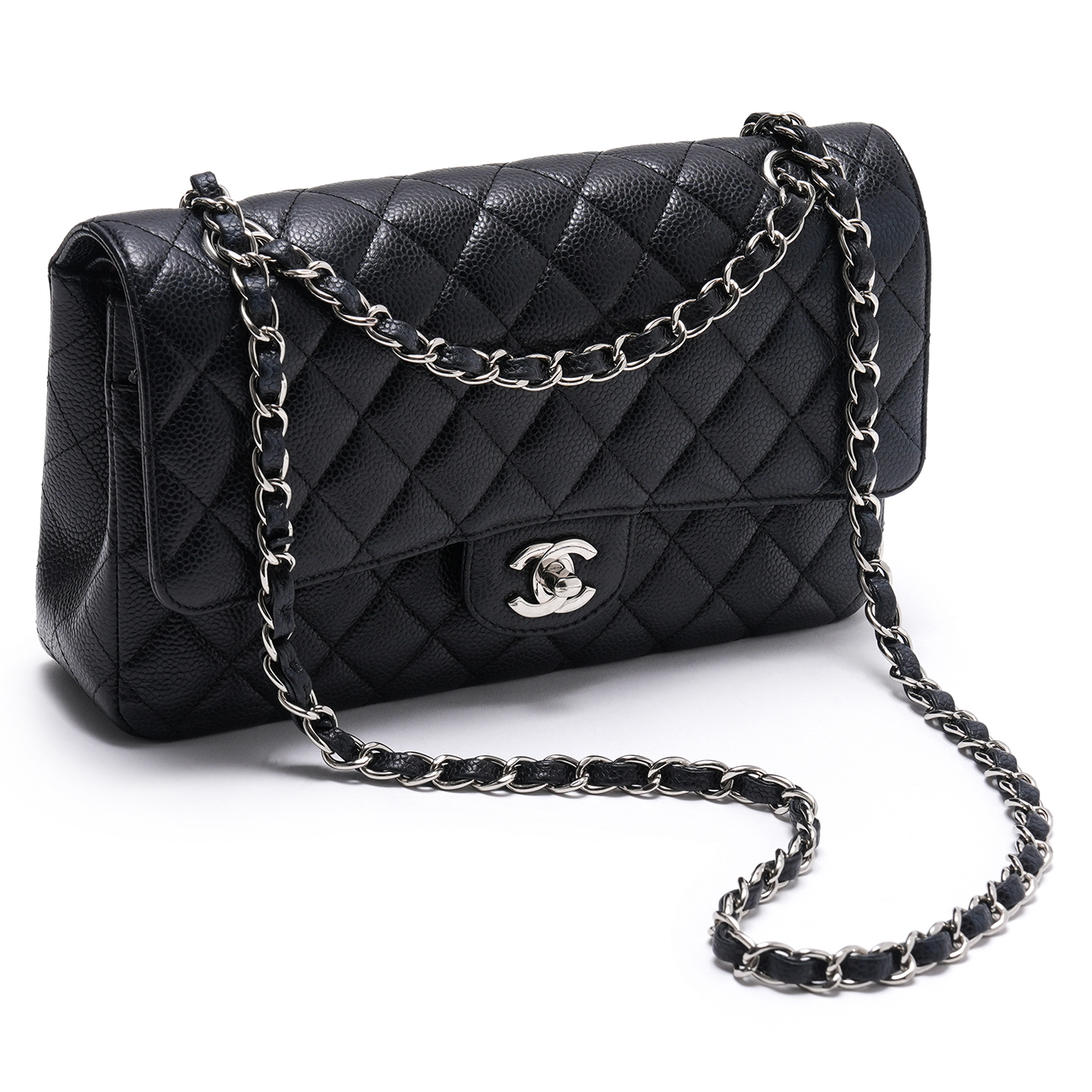 CHANEL(USED)샤넬 캐비어 클래식 미듐 플랩백