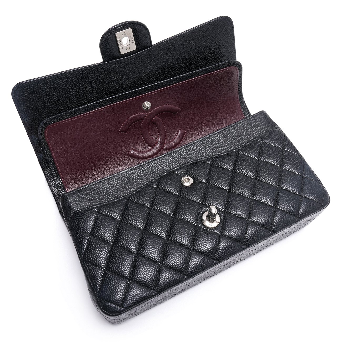 CHANEL(USED)샤넬 캐비어 클래식 미듐 플랩백