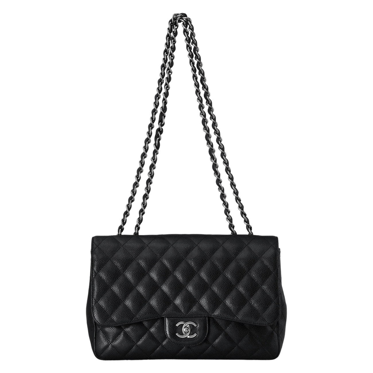 CHANEL(USED)샤넬 캐비어 클래식 라지 원플랩백