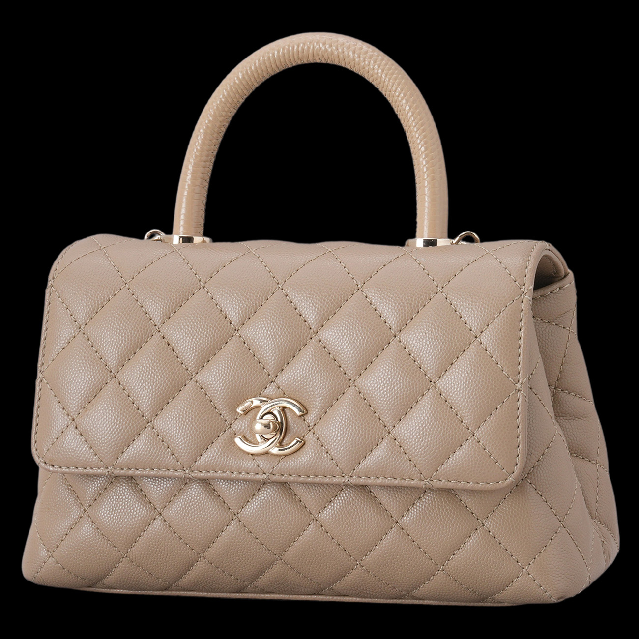 CHANEL(USED)샤넬 캐비어 코코핸들 스몰