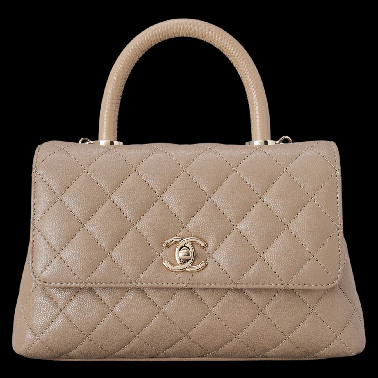 CHANEL(USED)샤넬 캐비어 코코핸들 스몰
