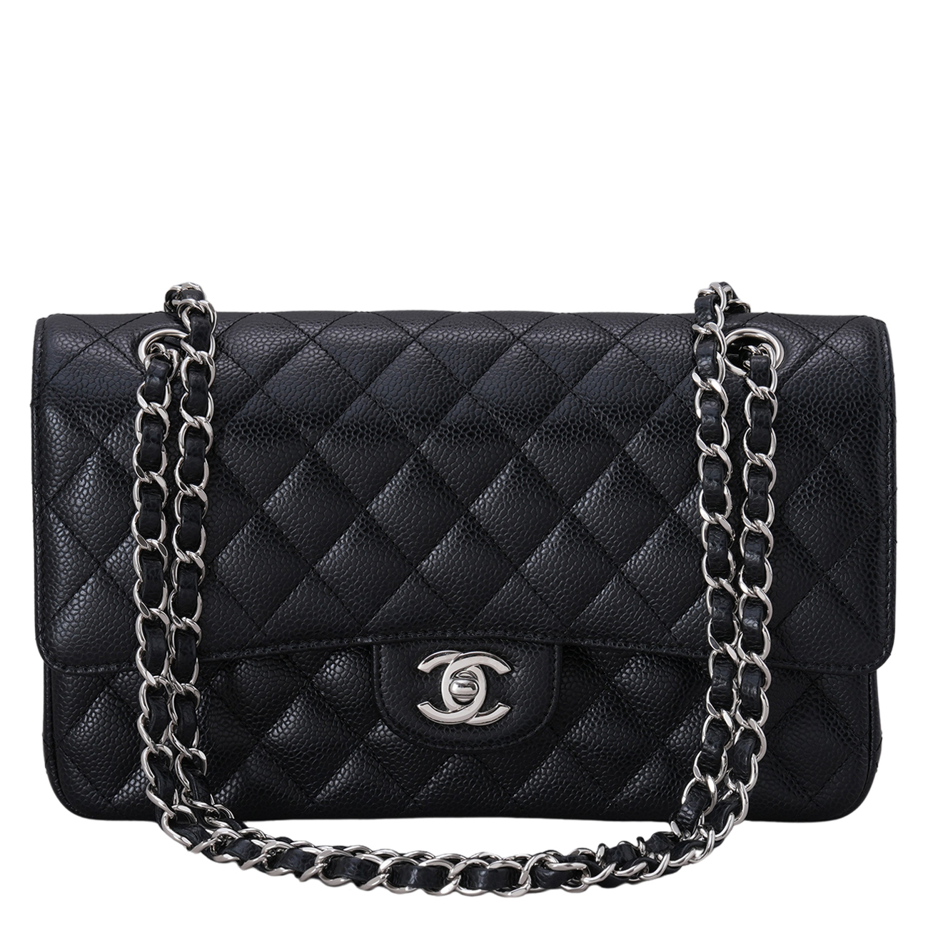 CHANEL(USED)샤넬 캐비어 클래식 미듐 플랩백