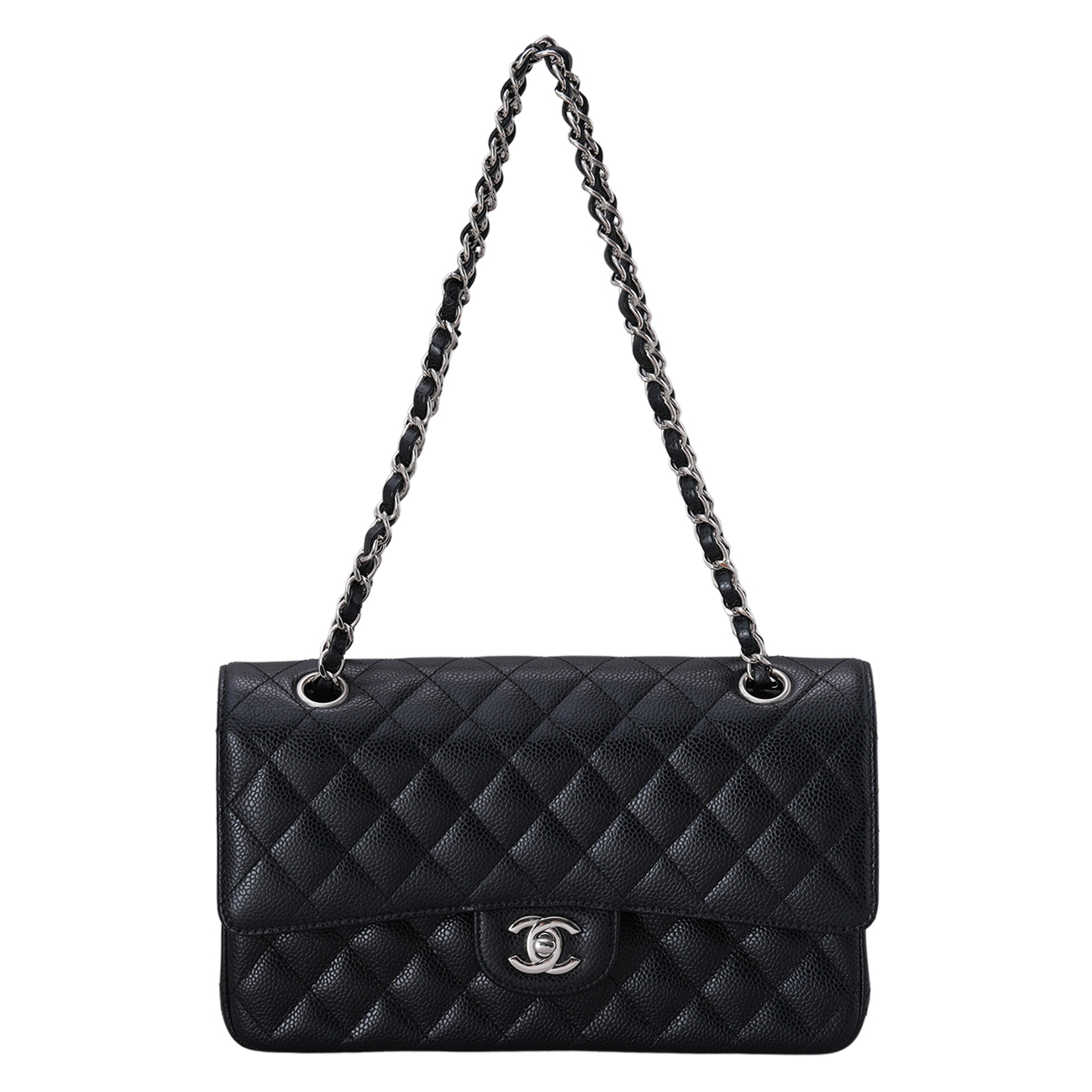 CHANEL(USED)샤넬 캐비어 클래식 미듐 플랩백