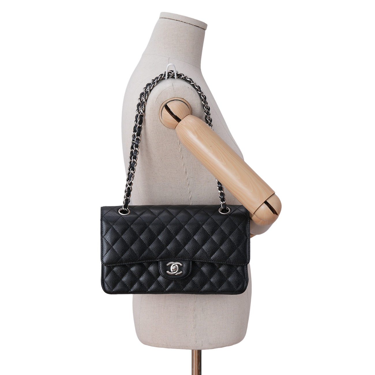 CHANEL(USED)샤넬 캐비어 클래식 미듐 플랩백