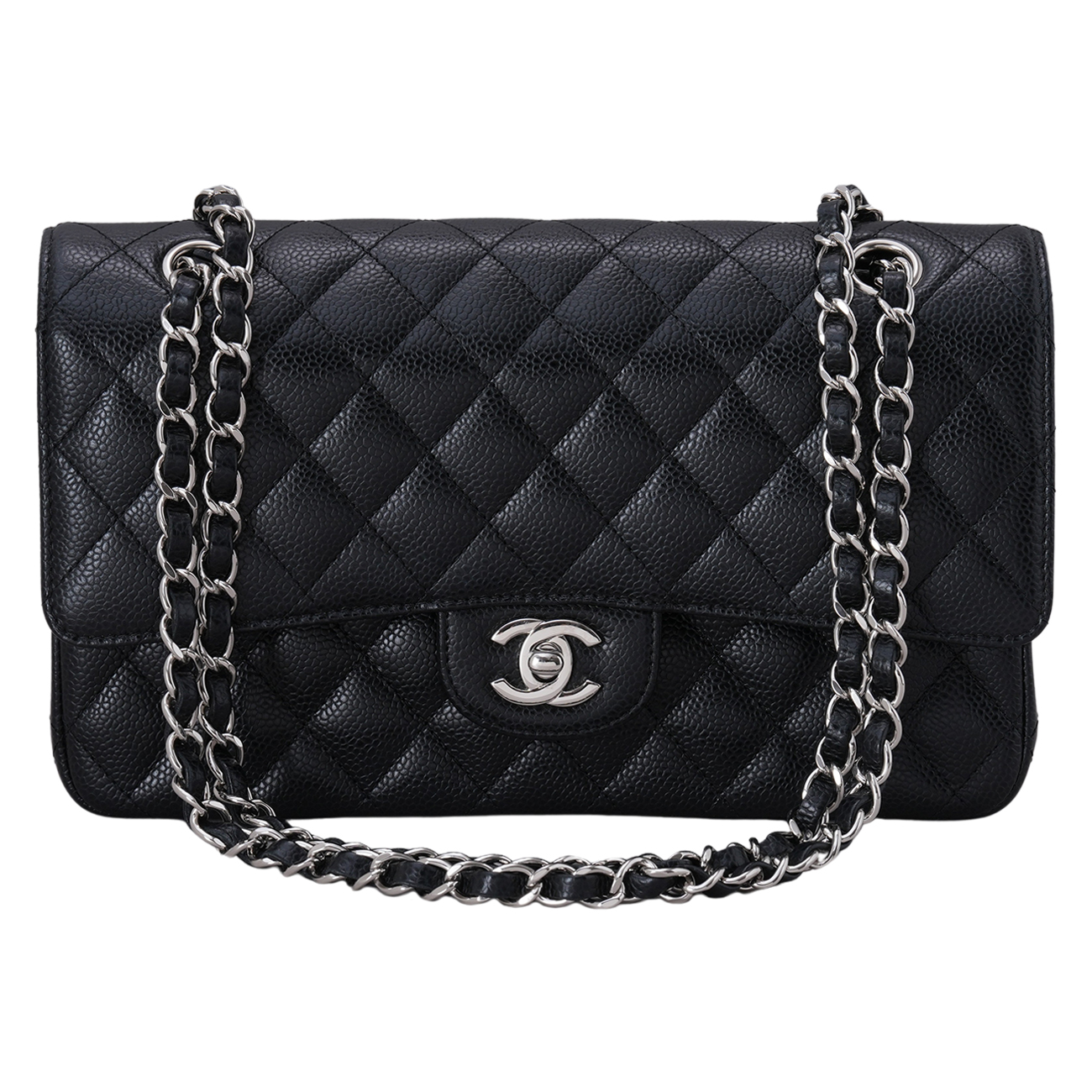 CHANEL(USED)샤넬 캐비어 클래식 미듐 플랩백