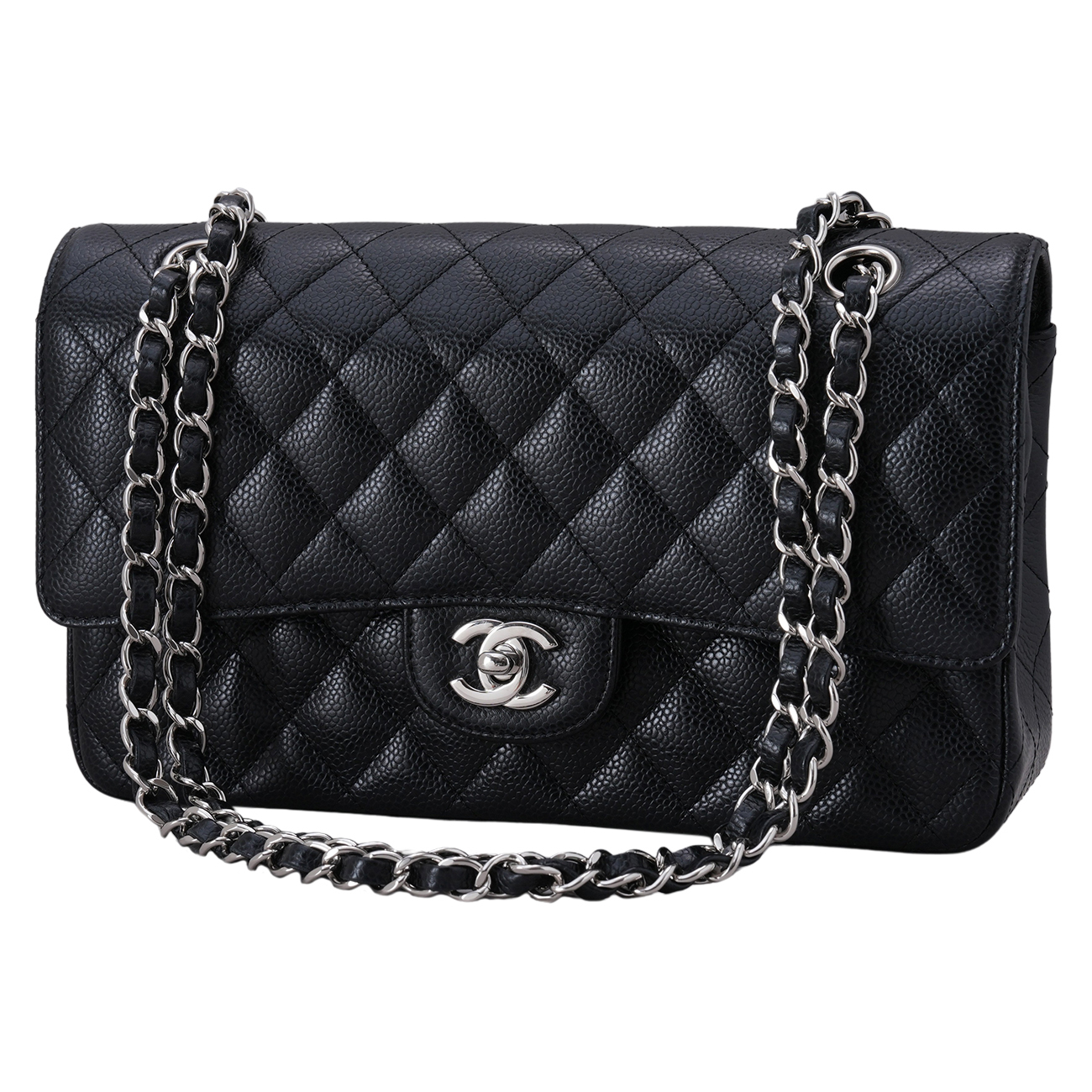 CHANEL(USED)샤넬 캐비어 클래식 미듐 플랩백