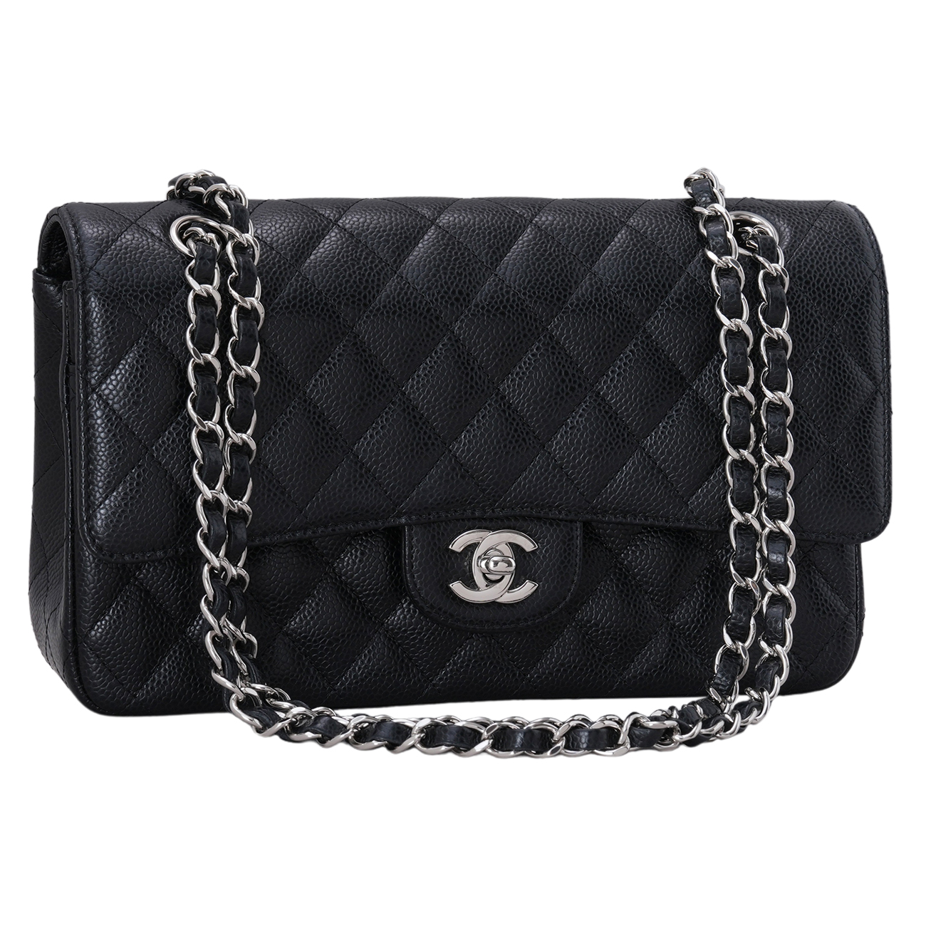 CHANEL(USED)샤넬 캐비어 클래식 미듐 플랩백