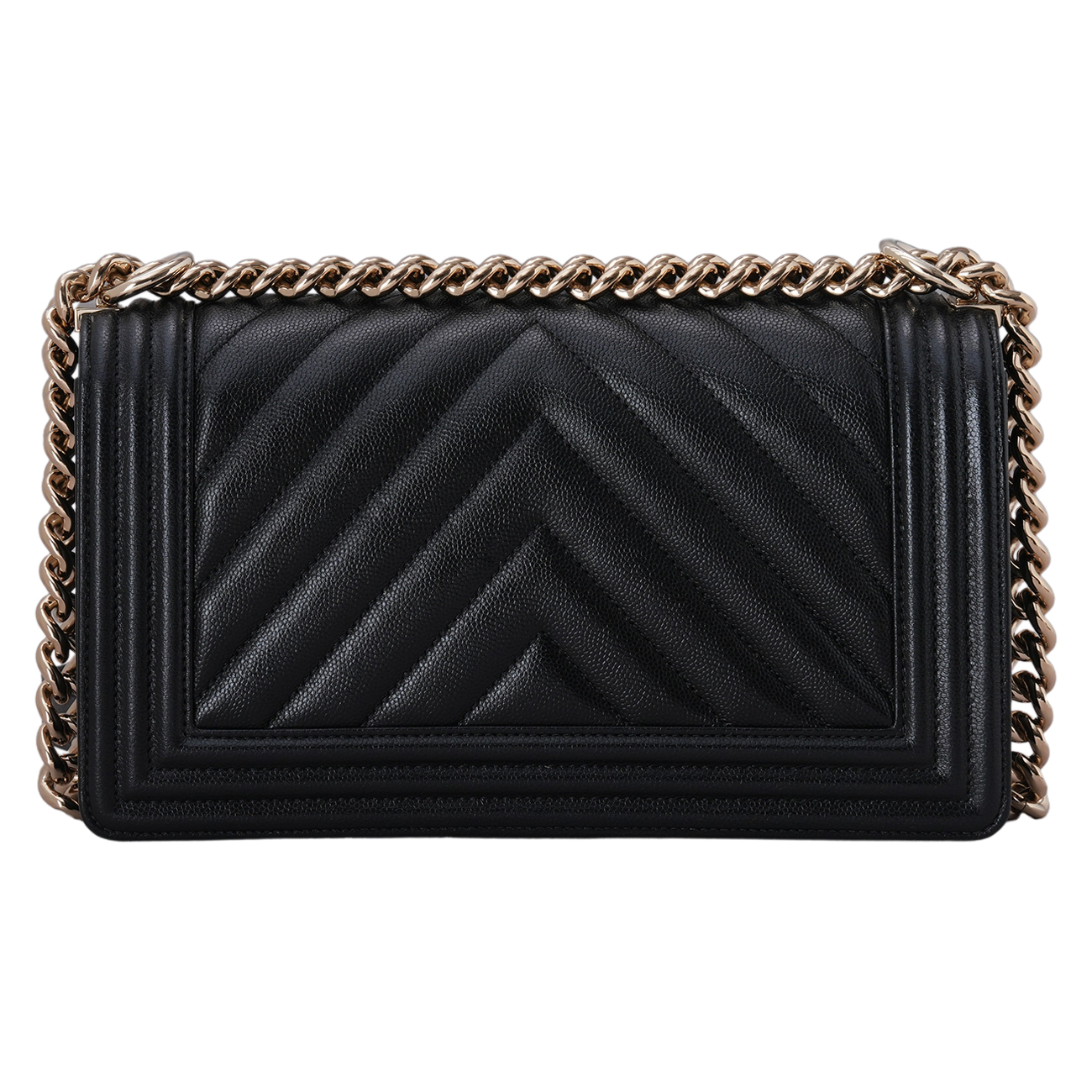 CHANEL(USED)샤넬 캐비어 보이샤넬 미듐 플랩백