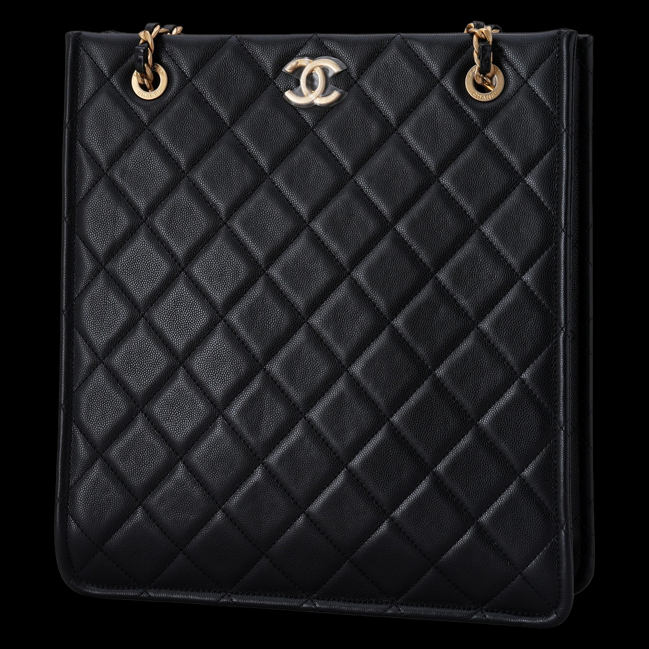 CHANEL(USED)샤넬 AS2359 시즌 캐비어 체인 쇼퍼백
