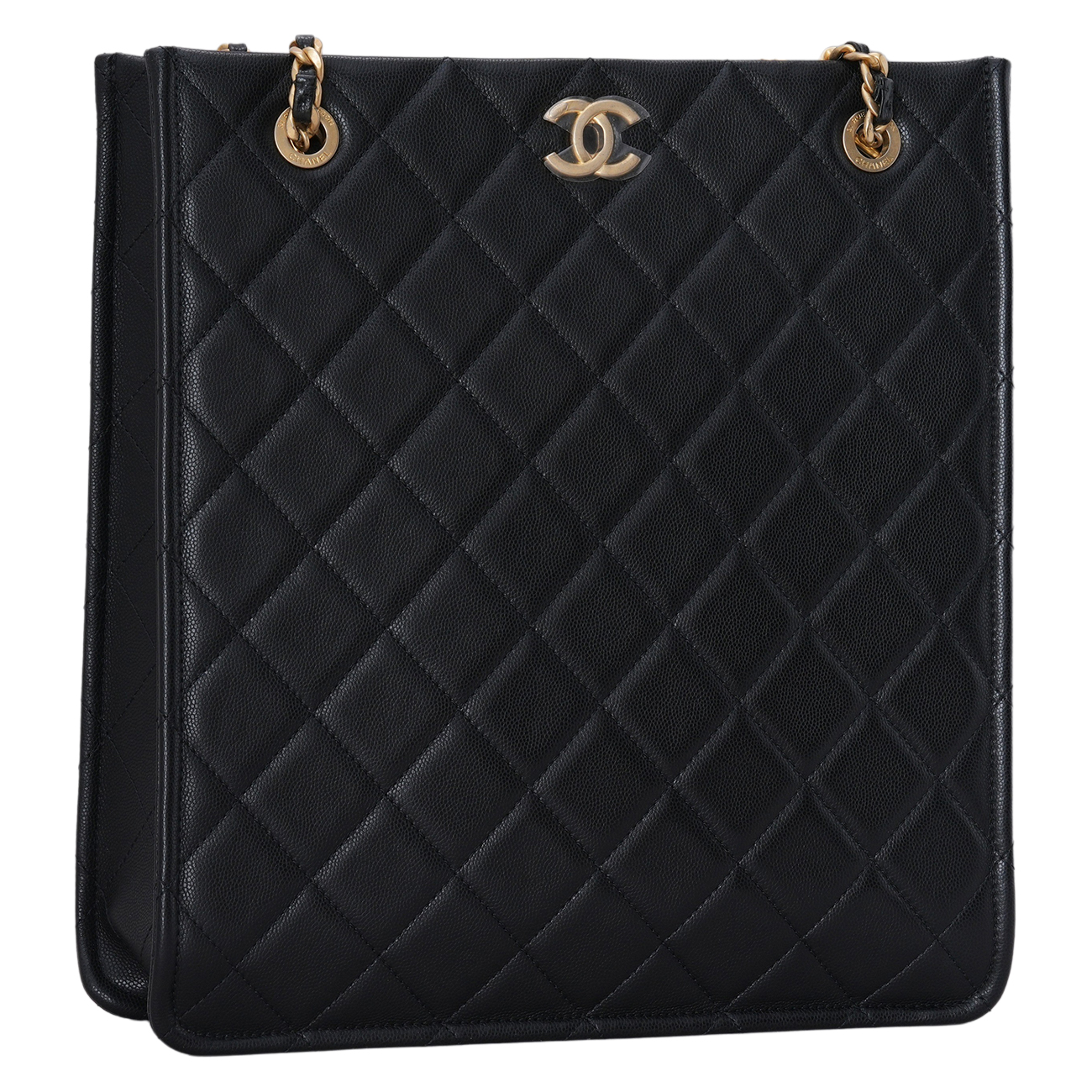 CHANEL(USED)샤넬 AS2359 시즌 캐비어 체인 쇼퍼백