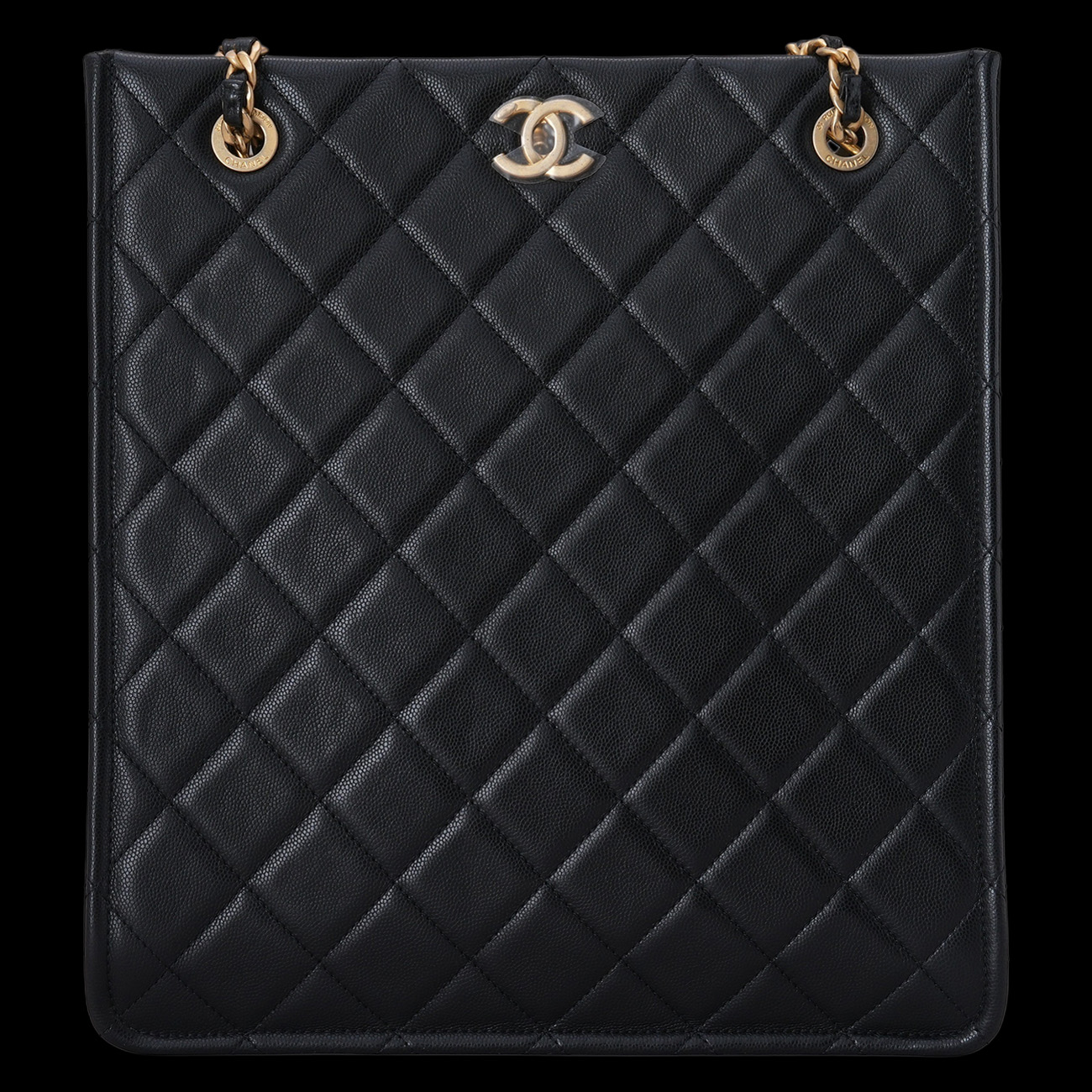 CHANEL(USED)샤넬 AS2359 시즌 캐비어 체인 쇼퍼백