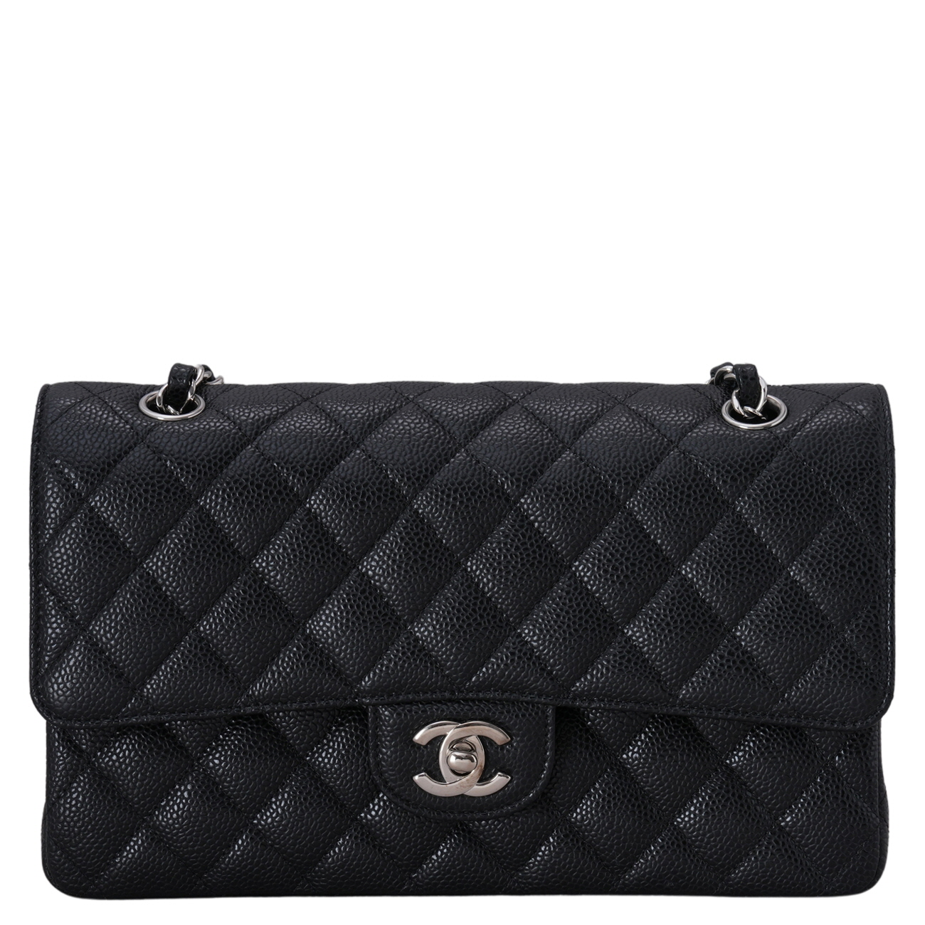 CHANEL(USED)샤넬 캐비어 클래식 미듐 플랩백