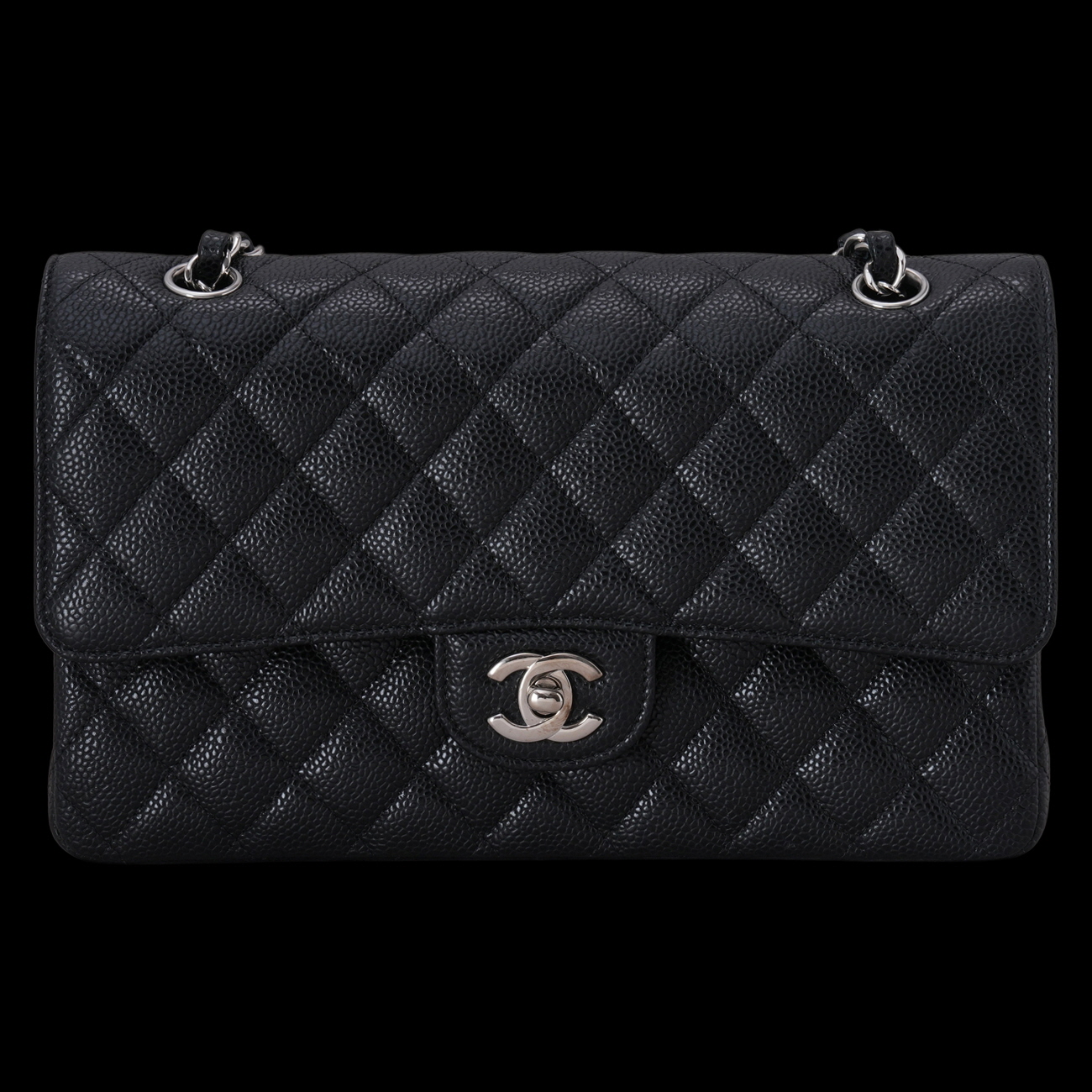 CHANEL(USED)샤넬 캐비어 클래식 미듐 플랩백