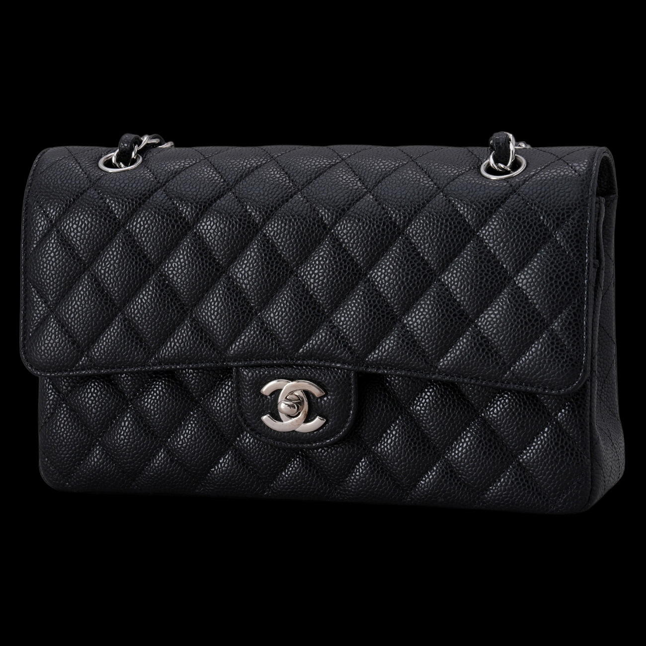 CHANEL(USED)샤넬 캐비어 클래식 미듐 플랩백