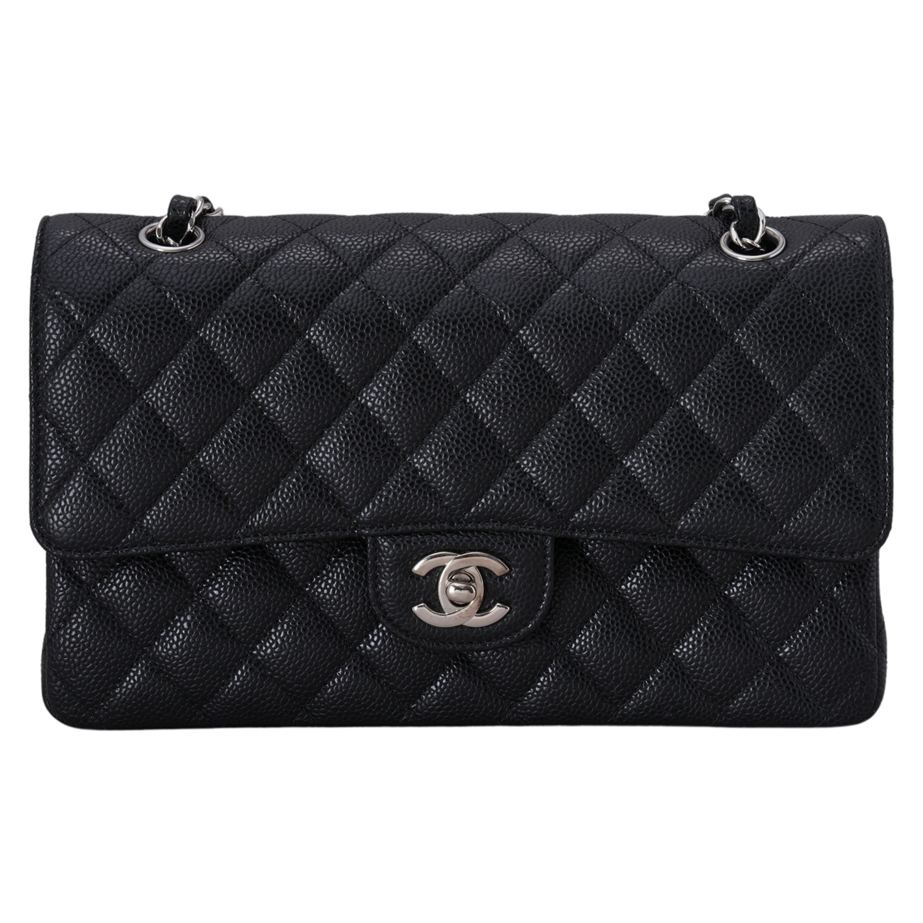 CHANEL(USED)샤넬 캐비어 클래식 미듐 플랩백
