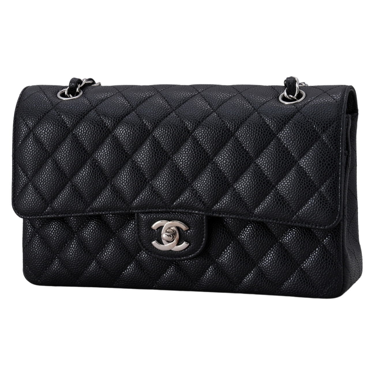 CHANEL(USED)샤넬 캐비어 클래식 미듐 플랩백
