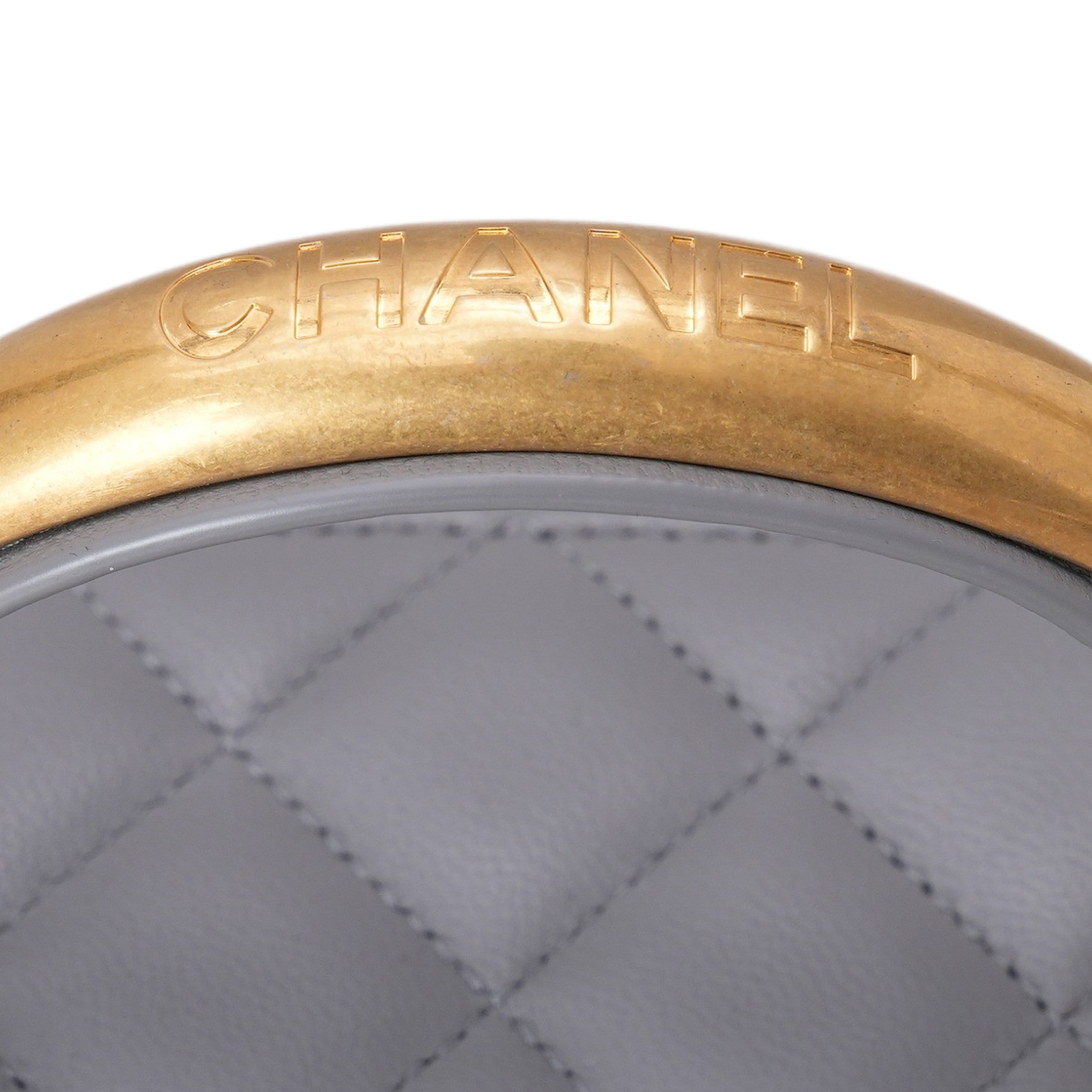 CHANEL(USED)샤넬 AP2199 코스메틱 베니티 골드바 탑핸들