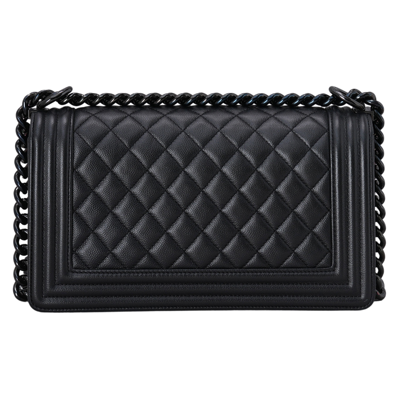 CHANEL(USED)샤넬 캐비어 보이샤넬 미듐 플랩백