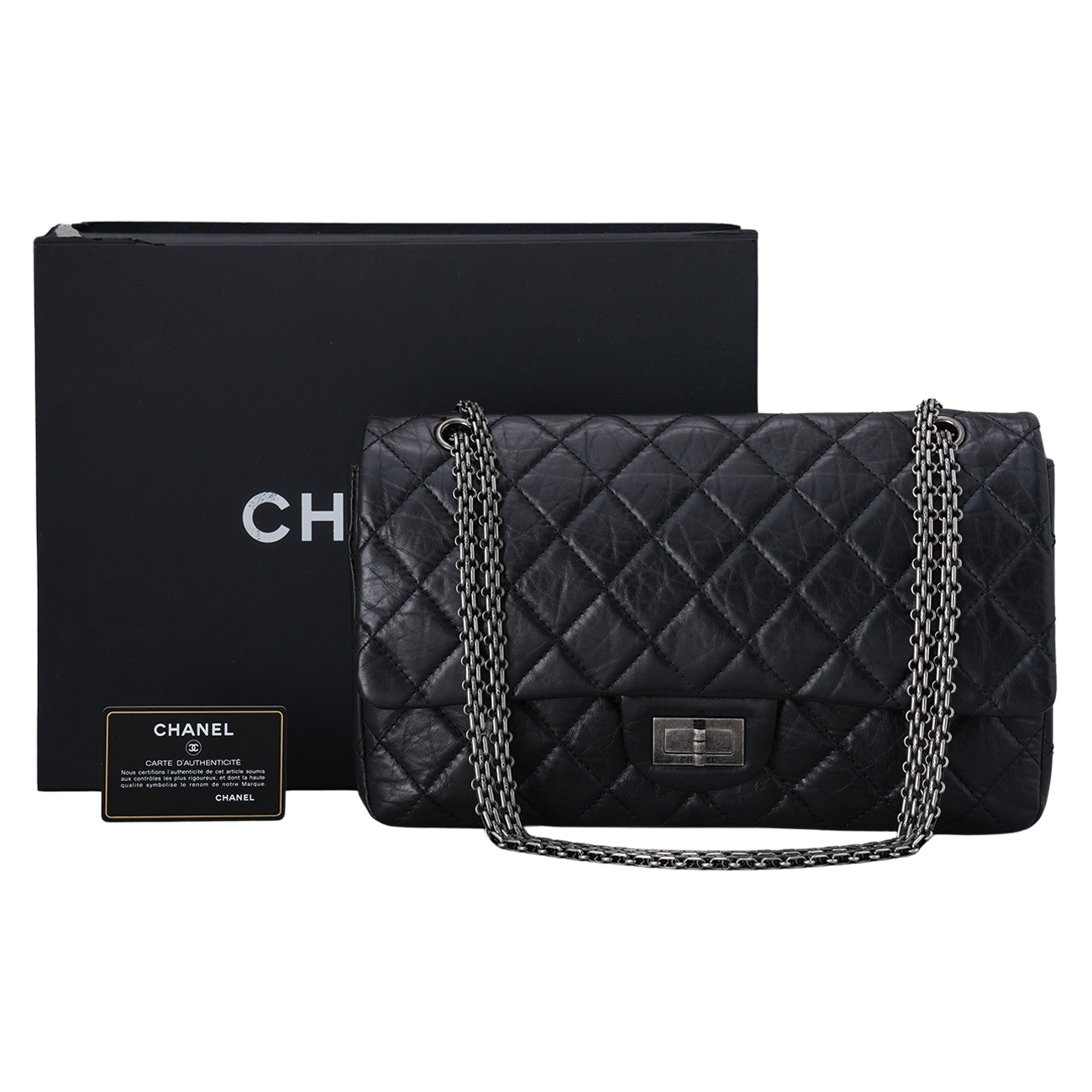 CHANEL(USED)샤넬 2.55 빈티지 라지 플랩백
