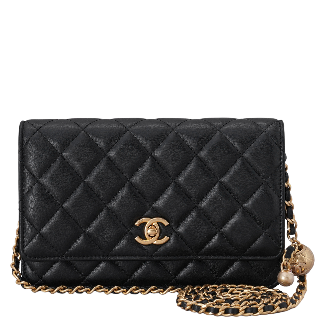 CHANEL(USED)샤넬 AP1450 램스킨 골든볼 WOC
