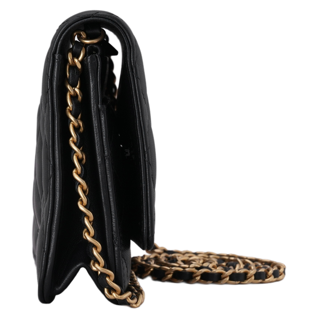 CHANEL(USED)샤넬 AP1450 램스킨 골든볼 WOC