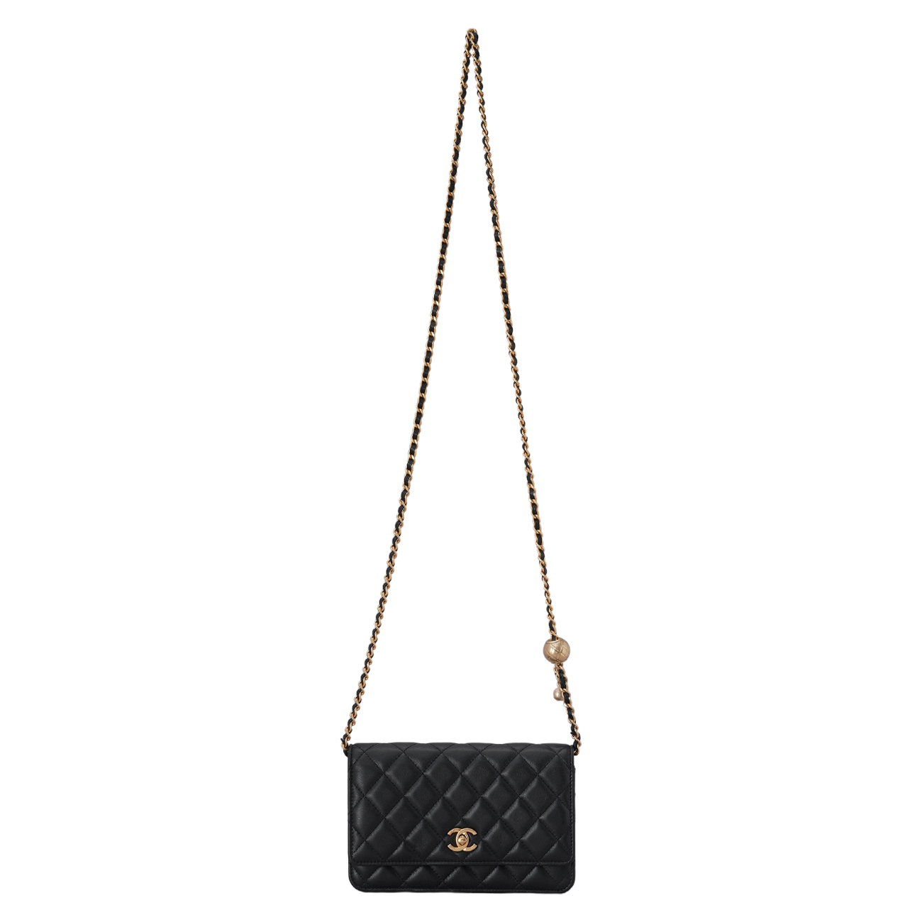 CHANEL(USED)샤넬 AP1450 램스킨 골든볼 WOC
