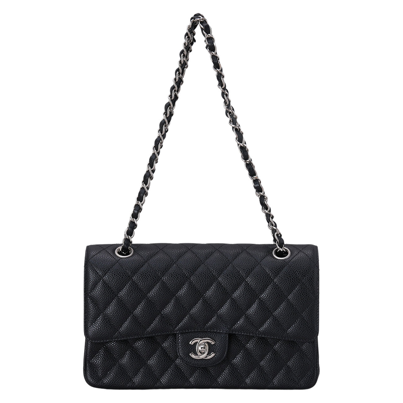 CHANEL(USED)샤넬 클래식 캐비어 미듐 플랩백