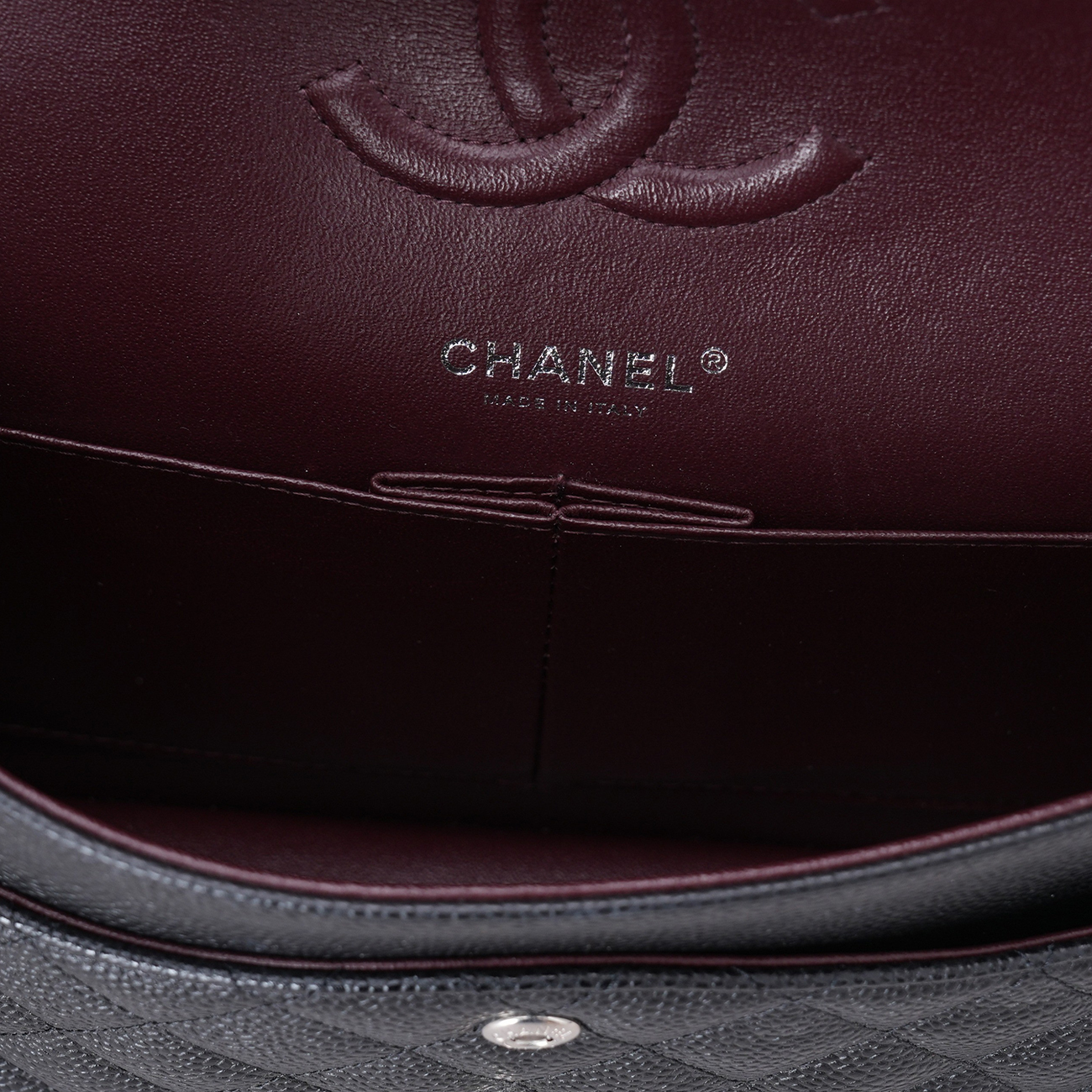 CHANEL(USED)샤넬 클래식 캐비어 미듐 플랩백