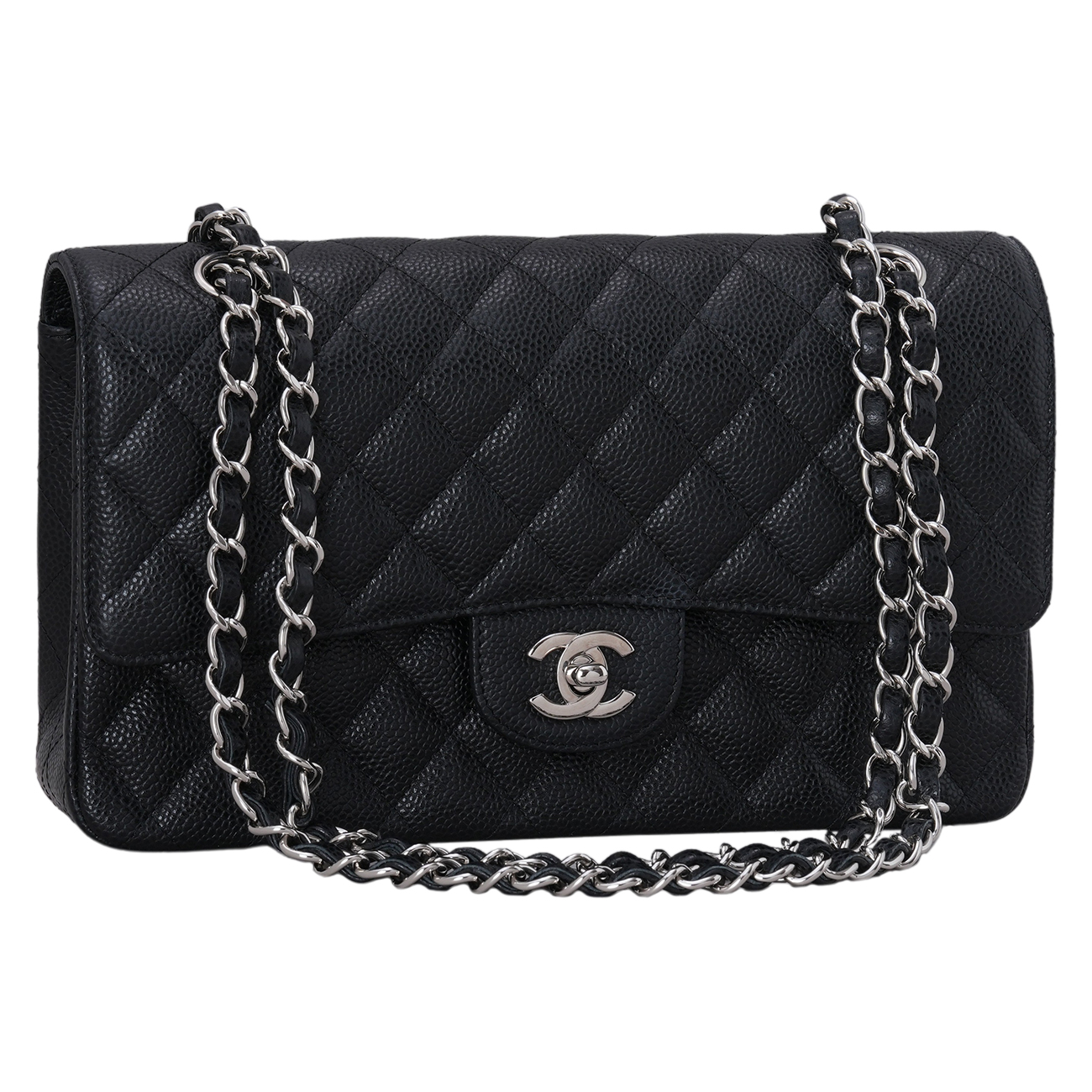CHANEL(USED)샤넬 클래식 캐비어 미듐 플랩백