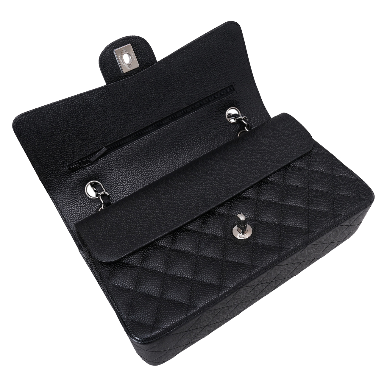 CHANEL(USED)샤넬 클래식 캐비어 미듐 플랩백
