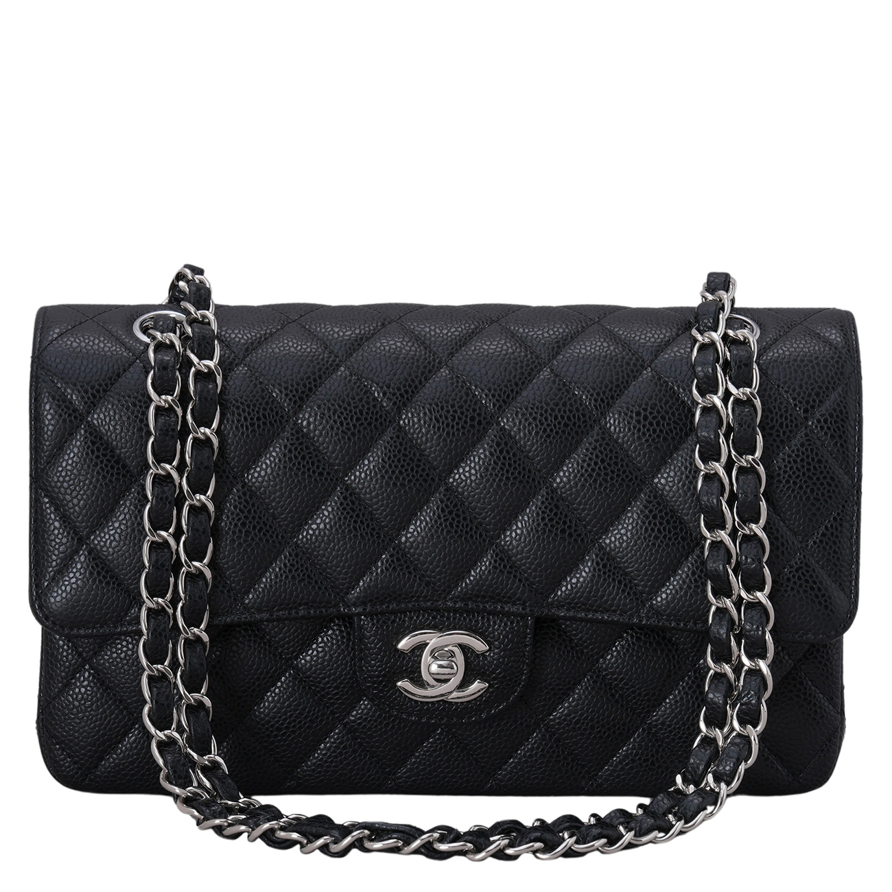CHANEL(USED)샤넬 캐비어 클래식 미듐 플랩백
