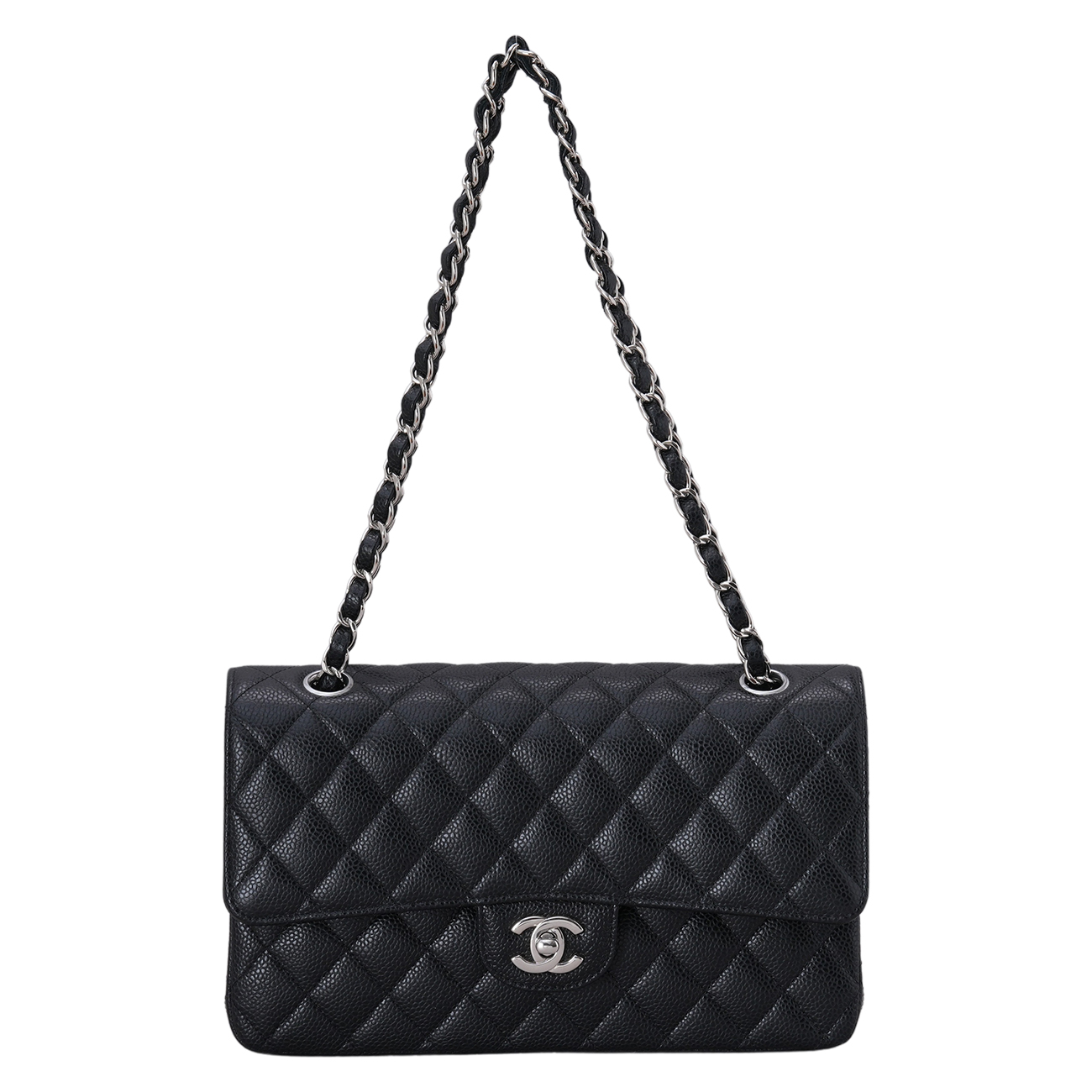 CHANEL(USED)샤넬 캐비어 클래식 미듐 플랩백