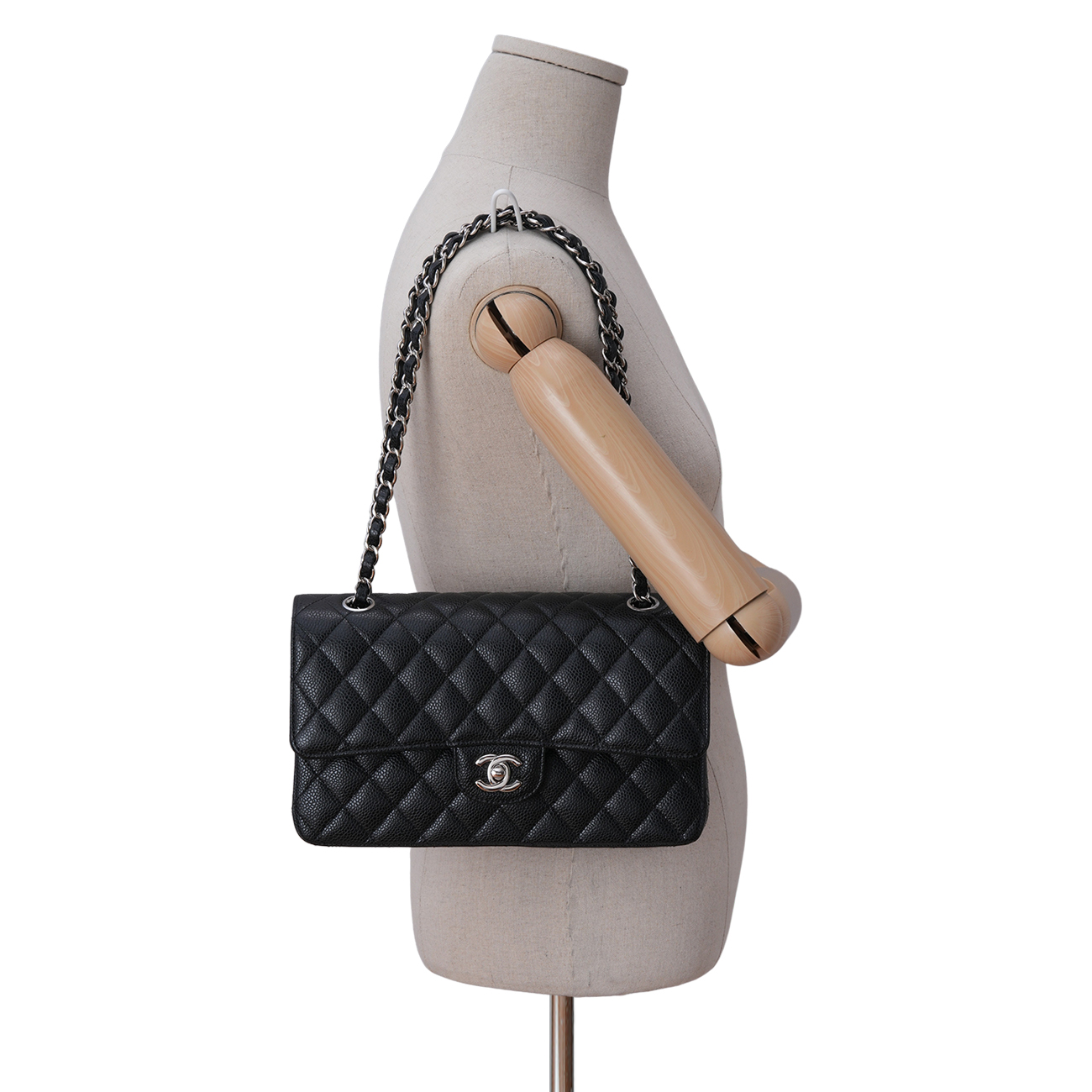 CHANEL(USED)샤넬 캐비어 클래식 미듐 플랩백