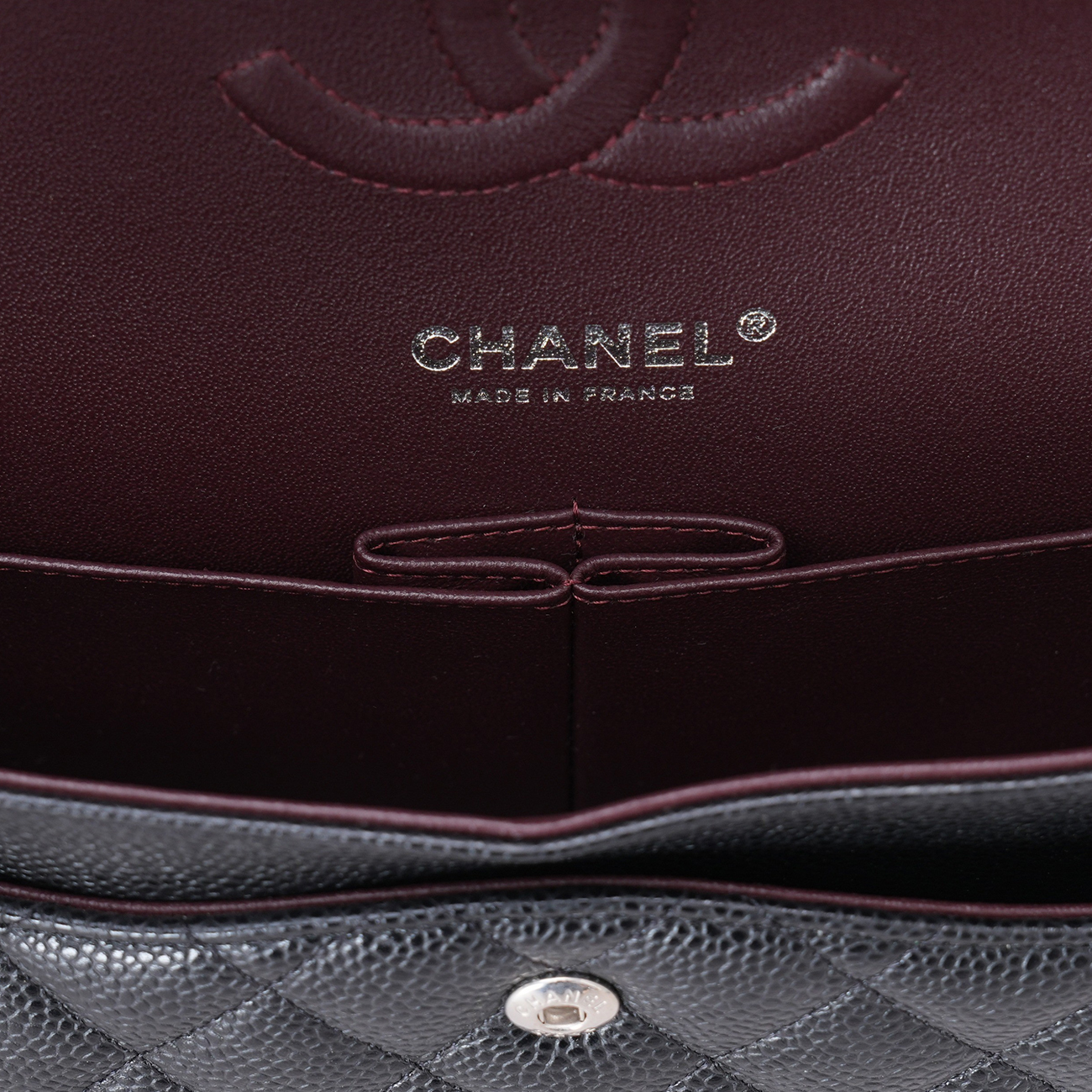 CHANEL(USED)샤넬 캐비어 클래식 미듐 플랩백
