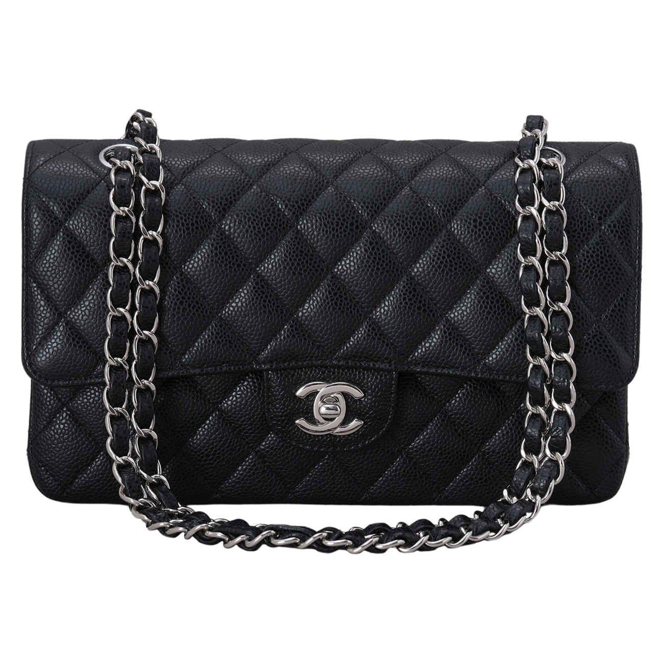 CHANEL(USED)샤넬 캐비어 클래식 미듐 플랩백
