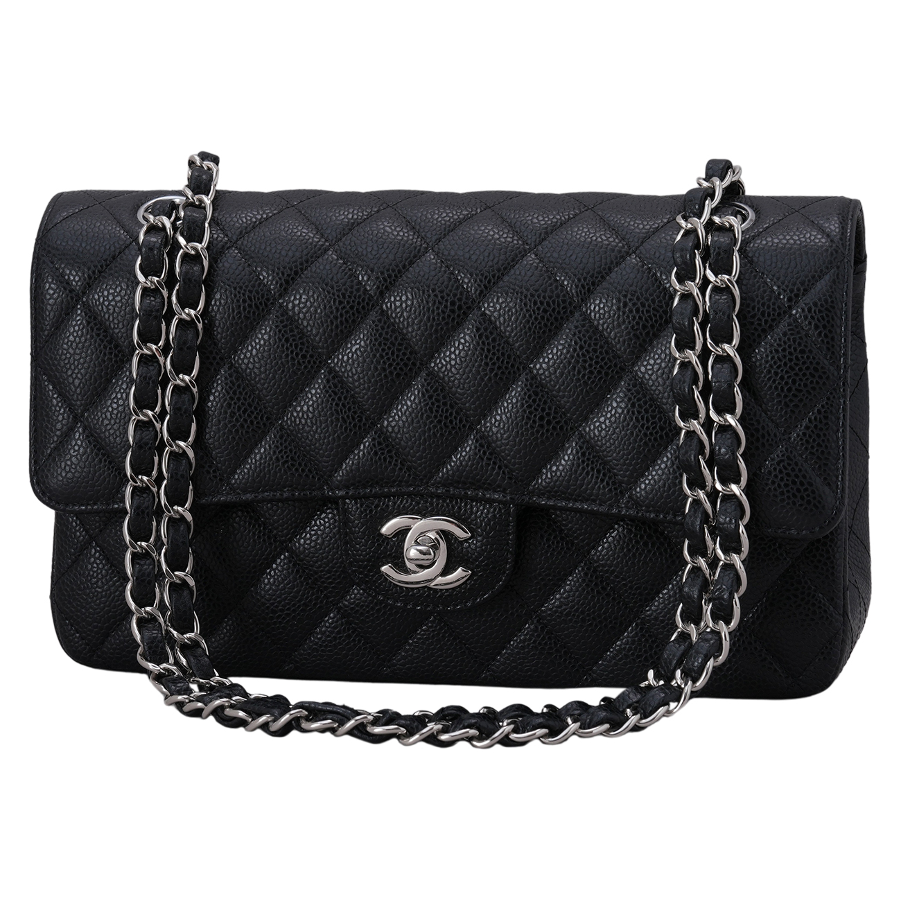 CHANEL(USED)샤넬 캐비어 클래식 미듐 플랩백