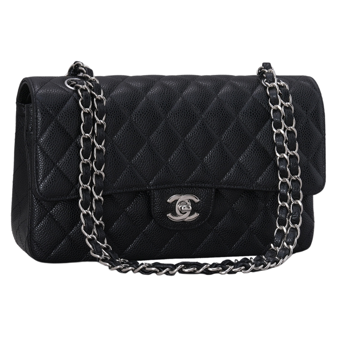 CHANEL(USED)샤넬 캐비어 클래식 미듐 플랩백