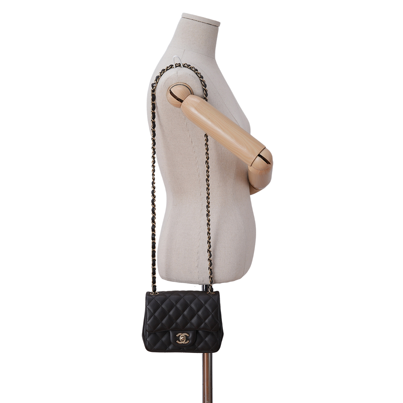 CHANEL(USED)샤넬 램스킨 클래식 쁘띠삭