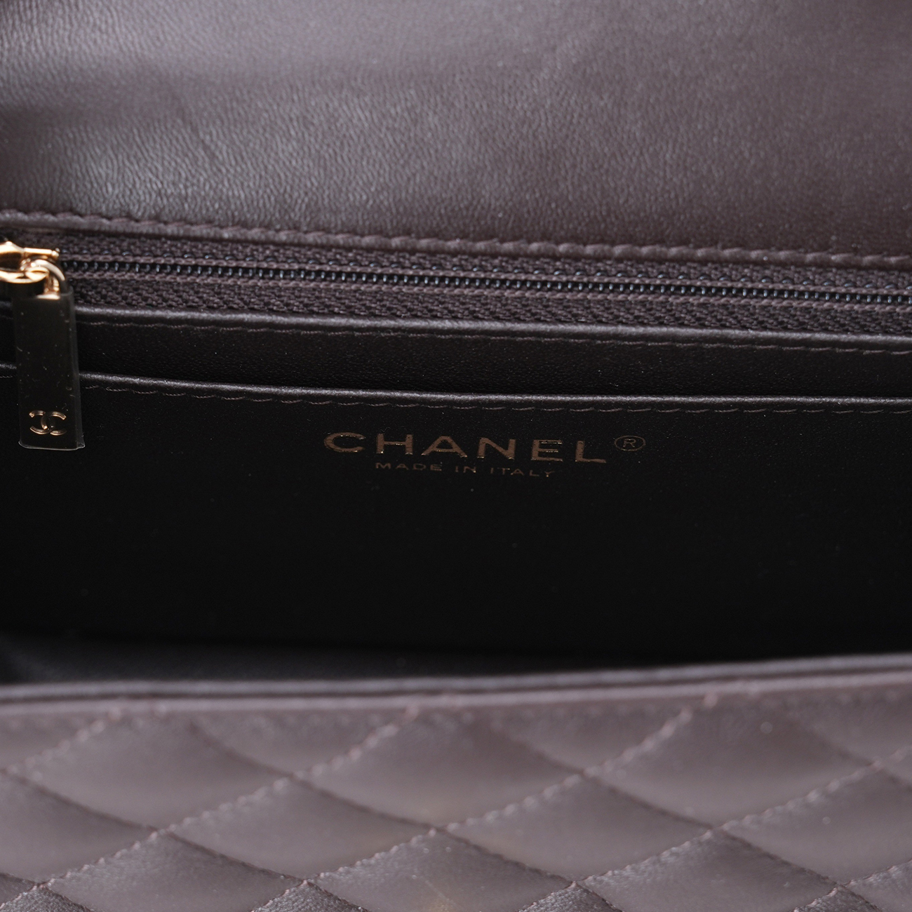 CHANEL(USED)샤넬 램스킨 클래식 쁘띠삭