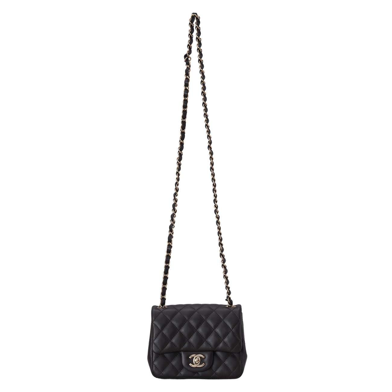 CHANEL(USED)샤넬 램스킨 클래식 쁘띠삭