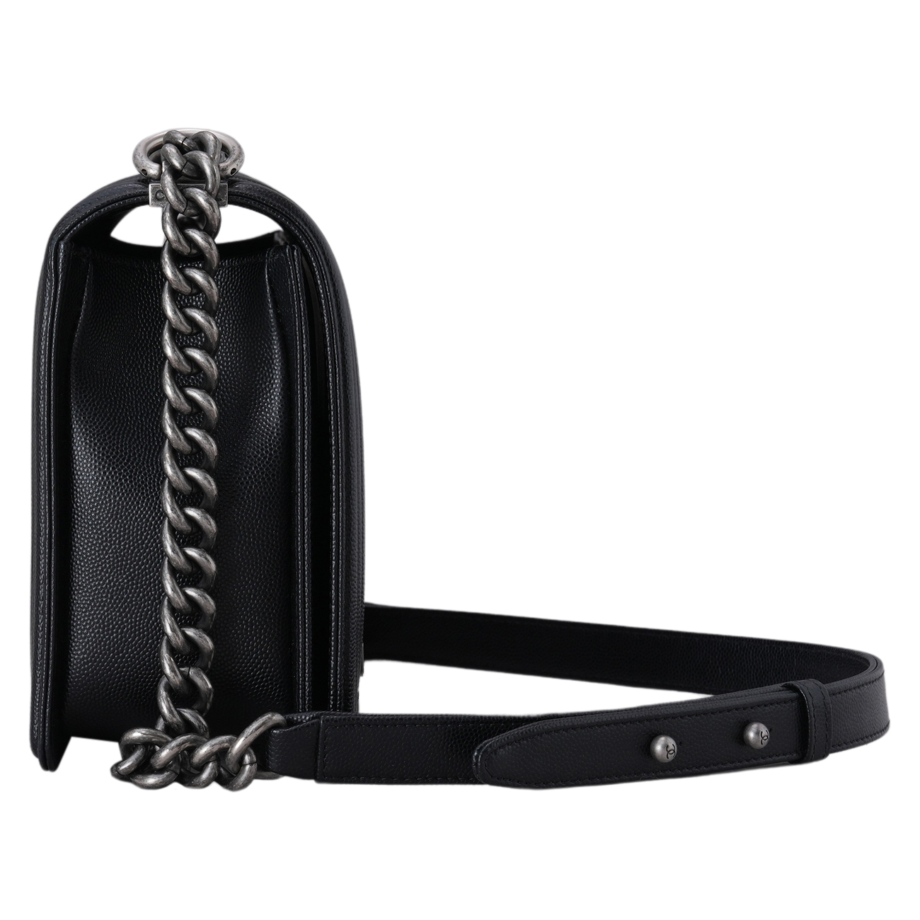 CHANEL(USED)샤넬 캐비어 보이샤넬 라지 플랩백