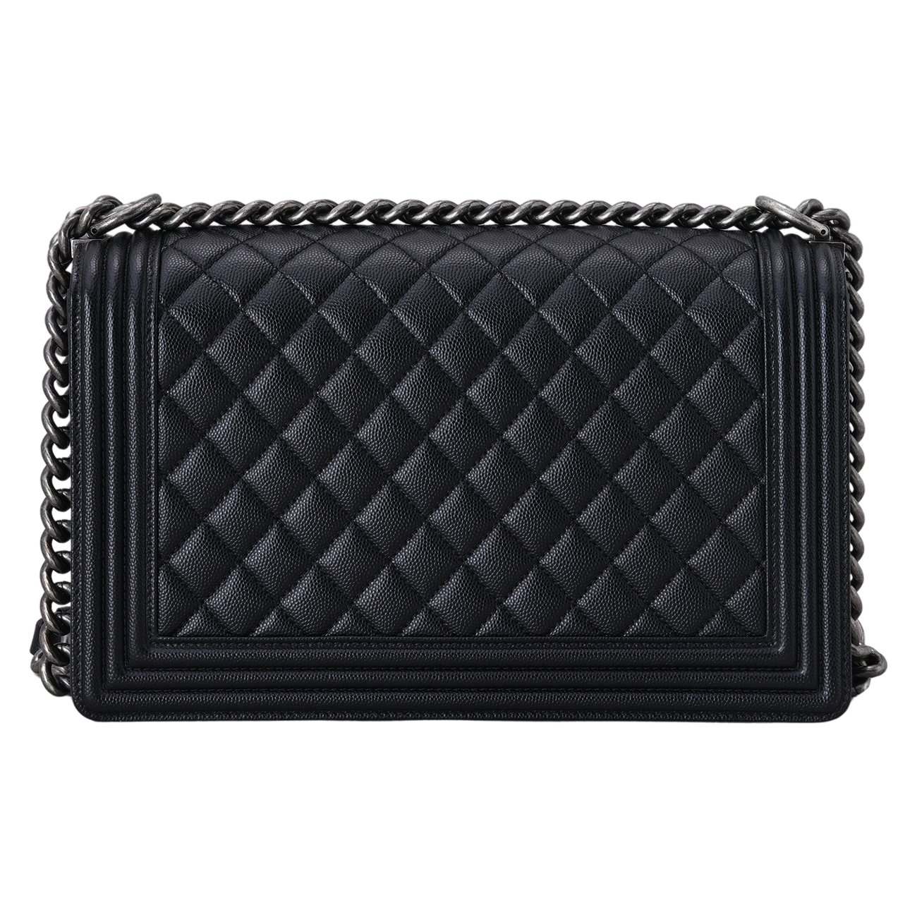 CHANEL(USED)샤넬 캐비어 보이샤넬 라지 플랩백
