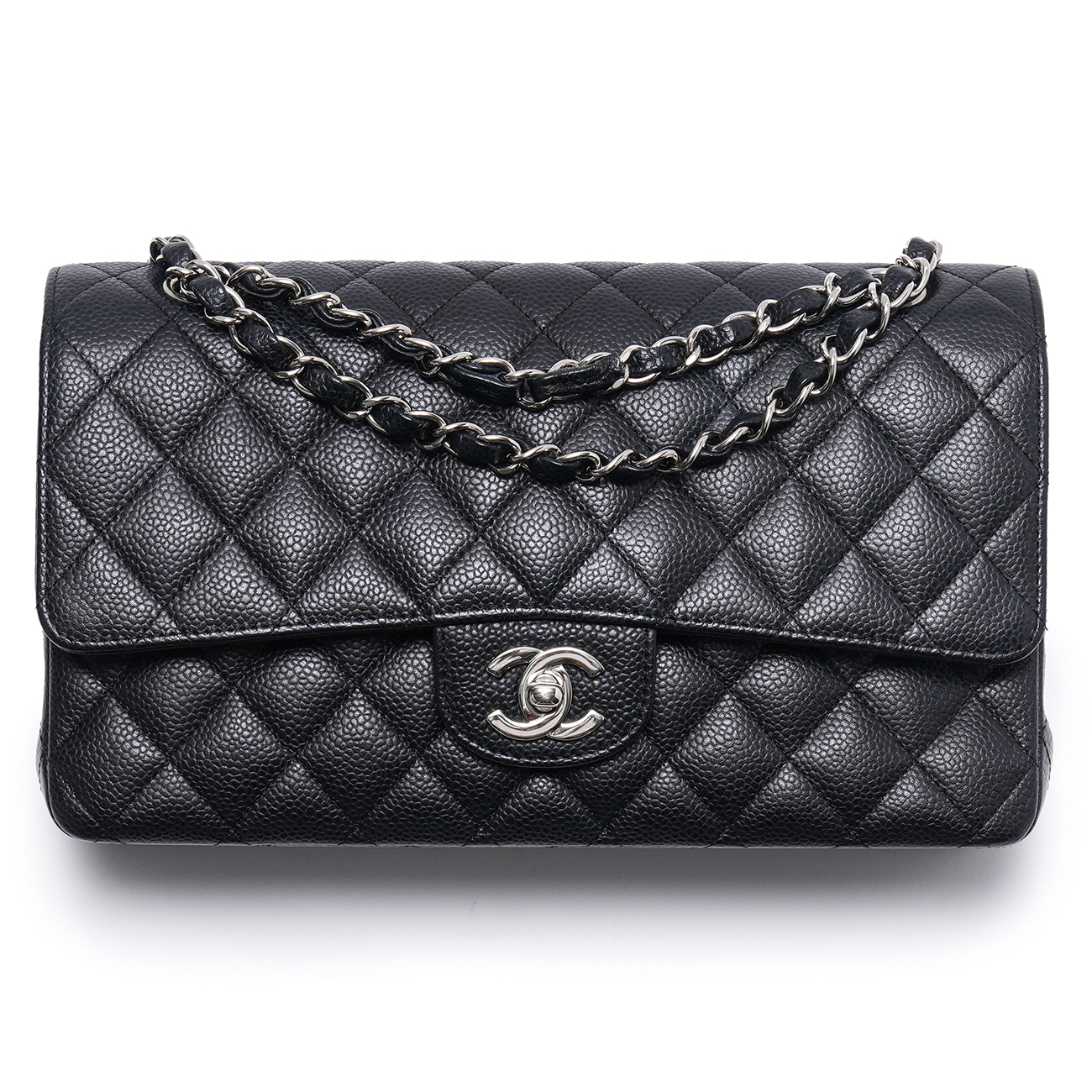 CHANEL(USED)샤넬 캐비어 클래식 미듐 플랩백