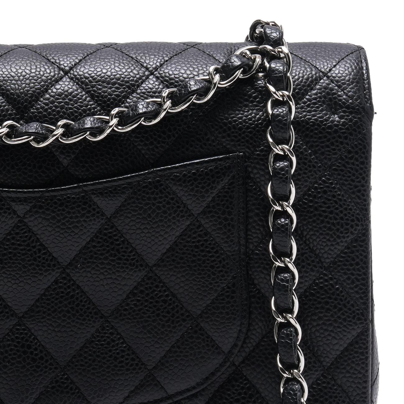 CHANEL(USED)샤넬 캐비어 클래식 미듐 플랩백