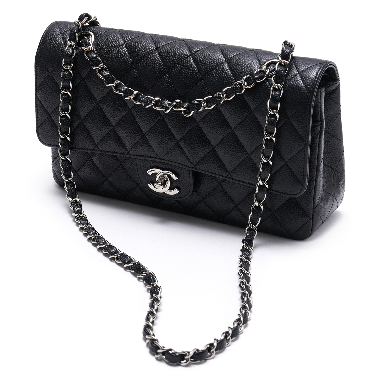 CHANEL(USED)샤넬 캐비어 클래식 미듐 플랩백
