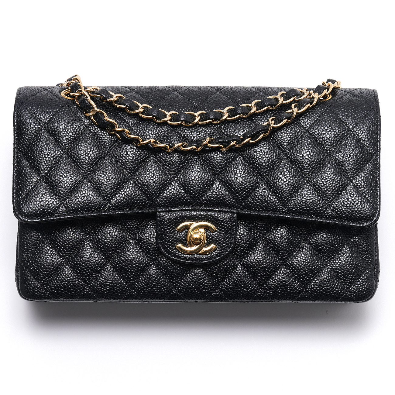 CHANEL(USED)샤넬 캐비어 클래식 미듐 플랩백