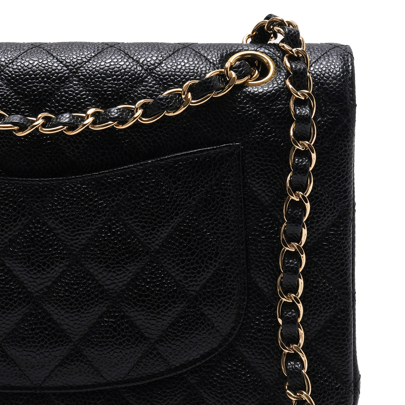 CHANEL(USED)샤넬 캐비어 클래식 미듐 플랩백