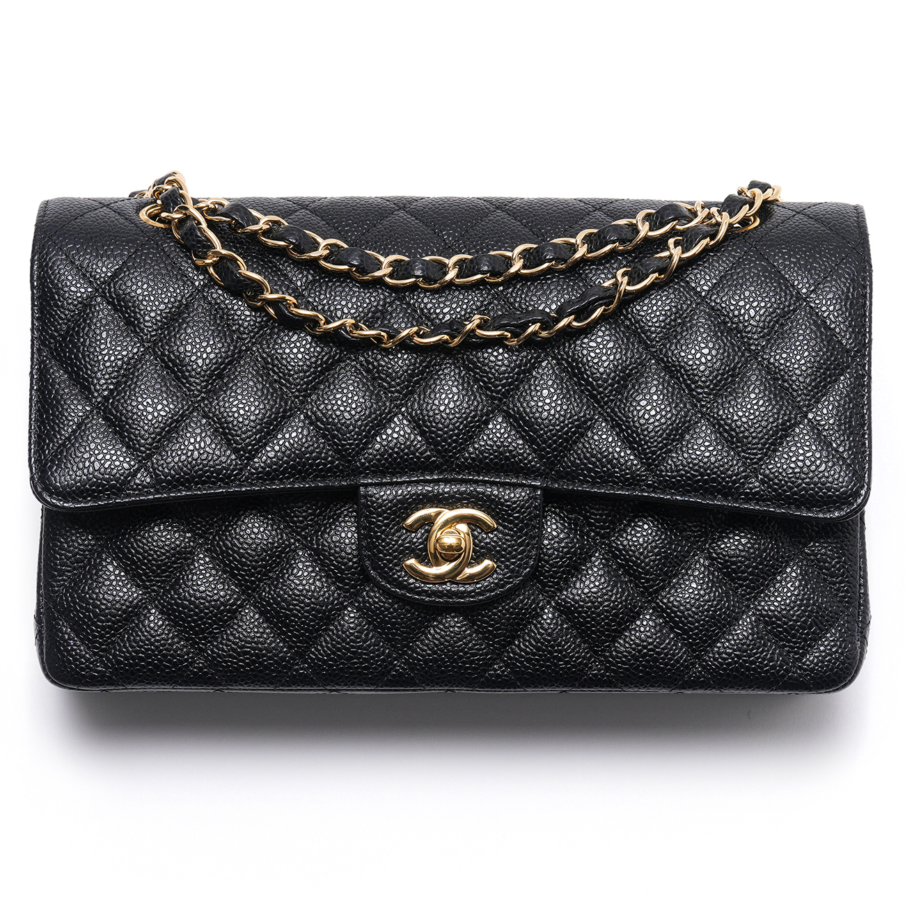 CHANEL(USED)샤넬 캐비어 클래식 미듐 플랩백